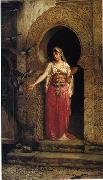 Arab or Arabic people and life. Orientalism oil paintings 448